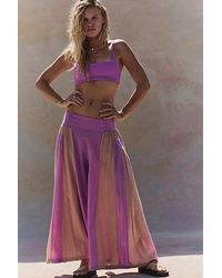 free-est - Liora Cotton Wide-Leg Pants By - Lyst
