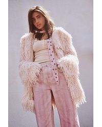 Free People - Tilly Skinny Embellished Scarf - Lyst