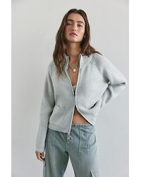 Free People - We The Free On It Zip-Up Cardigan - Lyst