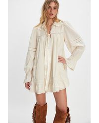 Free People - 5 O'Clock Time Mini Dress - Lyst