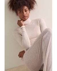 Intimately By Free People - Keeping It Light Ribbed Turtleneck Top By - Lyst