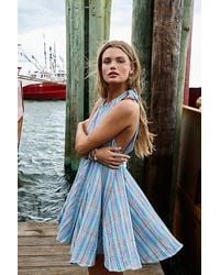 Free People - Godet Craze Mini Dress - Lyst