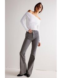 Free People - We The Free Jayde Railroad Flare Jeans - Lyst