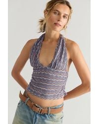 Free People - Ashton Halter Tank - Lyst