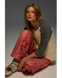 Free People - 2Nd Base Three-Quarter Sleeve Tee - Lyst