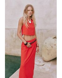 Free People - Mon Cheri Linen Set By - Lyst
