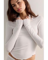Intimately By Free People - Base Layer Thermal Mock Neck Long Sleeve By - Lyst