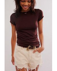 Intimately By Free People - Weekend Vibe Rosette Tee - Lyst