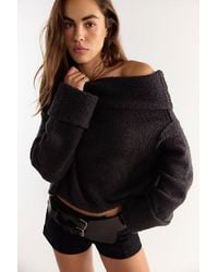 Free People - Carrie Off-The-Shoulder Pullover - Lyst