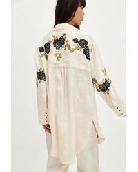 Free People - Off The Vine Button Down Top - Lyst