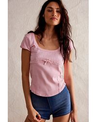 Free People - We The Free Love Letter Tee - Lyst