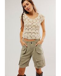 Free People - Caymen Cargo Shorts - Lyst