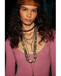 Free People - Zephyr Stone Necklace - Lyst