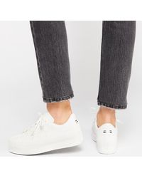 womens one star patent platform low