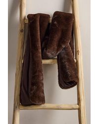 Free People - Snow Angel Faux Fur Scarf - Lyst