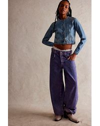 Free People - We The Free Electric Feels Dropped Wide-leg Jeans - Lyst