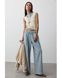 Free People - Tidal Moon Low-Rise Pull-On Pants - Lyst