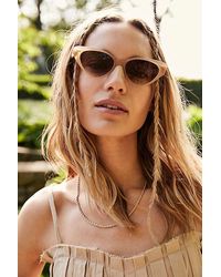 Free People - Olympic Cat Eye Sunglasses At In Champagne Toast - Lyst