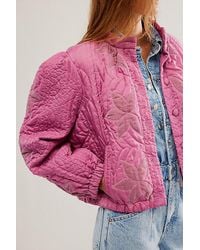 Free People - Quinn Quilted Jacket - Lyst