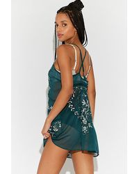 Free People Sunsetter Mini Slip in Natural | Lyst