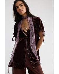 Free People - Farley Velvet Tunic - Lyst