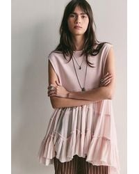 Free People - Pixie Babydoll Sweatshirt - Lyst