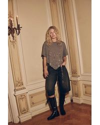 Free People - Jax Articulated Cropped Jeans - Lyst
