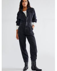 Free People Sammie Denim Coverall in 