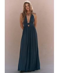 free-est - Look Into The Sun Maxi Dress By - Lyst