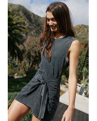 Free People - Hot Shot Sarong Romper - Lyst