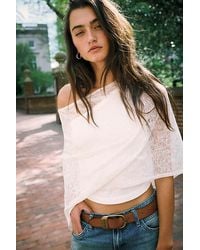 Free People - Maggie Everyday Asymmetrical Knit Poncho Jacket - Lyst