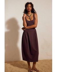 free-est - Elsa Cotton Midi Dress By - Lyst
