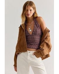 Free People - Ashton Halter Tank Top - Lyst