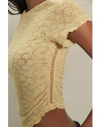 Free People - Anora Baby Tee - Lyst
