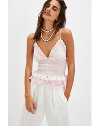 Free People - Love Letter Tank Top - Lyst