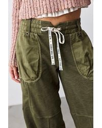 Free People - Onset Knit Pull-On Cargo Pants - Lyst