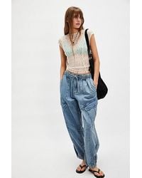 One Teaspoon - Drawstring Flight Jeans - Lyst