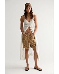 Free People - Frankie Washed Shorts - Lyst