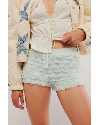 Free People - Feeling For Lace Shorties - Lyst