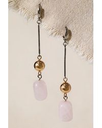 Free People - Check Mate Semiprecious Stone Drop Earrings - Lyst