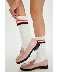 Free People - Varsity Stripe Tall Socks - Lyst