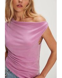 Free People - Lola Asymmetrical Hem Tank Top - Lyst