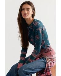 Free People - Easy Does It Printed Top - Lyst