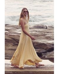 free-est - Sadie Striped Midi Dress By - Lyst