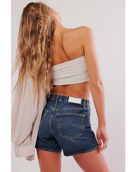 RE/DONE - Mid-Rise Boy Shorts - Lyst