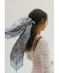 Free People - So Silk Printed Bandana - Lyst