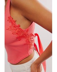 Free People - Just A Girl Tank Top - Lyst