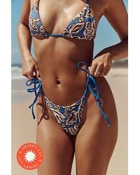 free-est - Michelle Printed Bikini Bottoms - Lyst