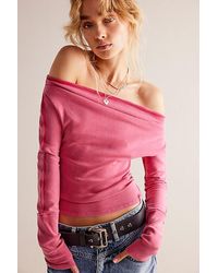 Free People - Gigi Long Sleeve At Free People In Magentiful, Size: Large - Lyst