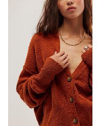Free People - Found My Friend Cardi At In Cinnaber, Size: Xs - Lyst
